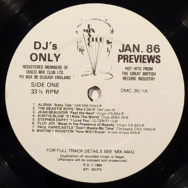 Various - January 86 - Previews | DMC (DMC 036/1) - 3 Various - January 86 - Previews | DMC (DMC 036/1) - 3
