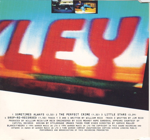 The Jesus And Mary Chain - Sometimes Always | Blanco Y Negro (NEG70CD) - 4