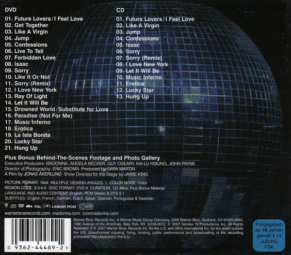 Madonna - The Confessions Tour | Warner Bros. Records (9362-44489-2) - 2 Madonna - The Confessions Tour | Warner Bros. Records (9362-44489-2) - 2