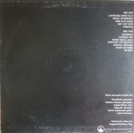 Adam And The Ants - Dirk Wears White Sox | Do It Records (RIDE 3) - 2 Adam And The Ants - Dirk Wears White Sox | Do It Records (RIDE 3) - 2