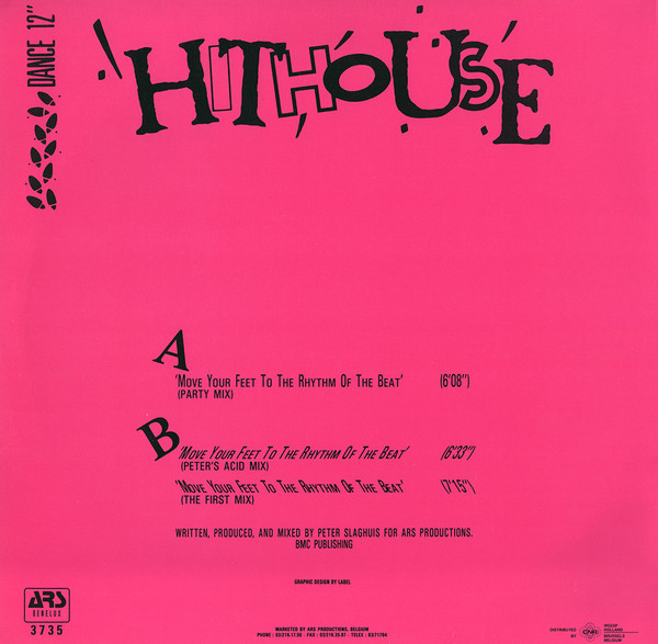 Hithouse - Move Your Feet To The Rhythm Of The Beat | ARS Records (ARS 3735) - 2