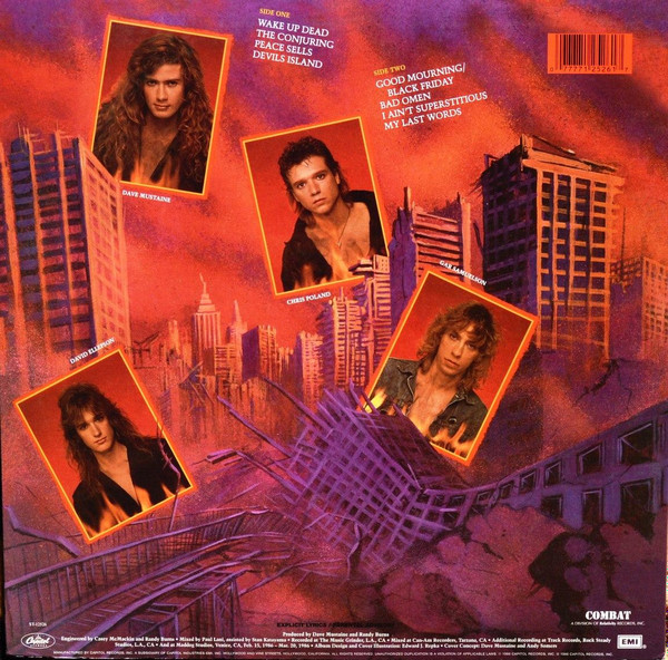Megadeth - Peace Sells... But Who's Buying? | Capitol Records (ST-12526) - 3 Megadeth - Peace Sells... But Who's Buying? | Capitol Records (ST-12526) - 3