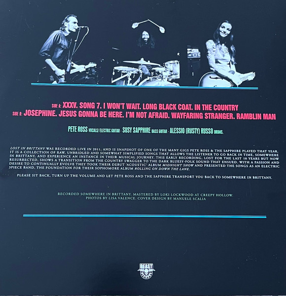 Pete Ross & The Sapphire - Lost In Brittany | Beast Records (BR320) - 2 Pete Ross & The Sapphire - Lost In Brittany | Beast Records (BR320) - 2