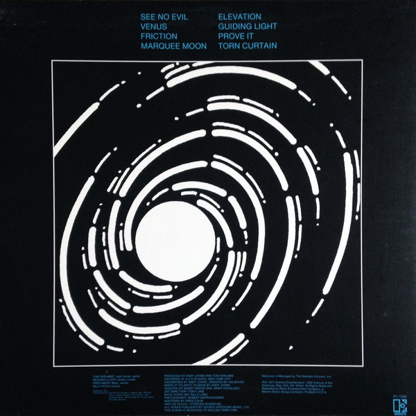 Television - Marquee Moon | Elektra (R1 1098) - 3 Television - Marquee Moon | Elektra (R1 1098) - 3