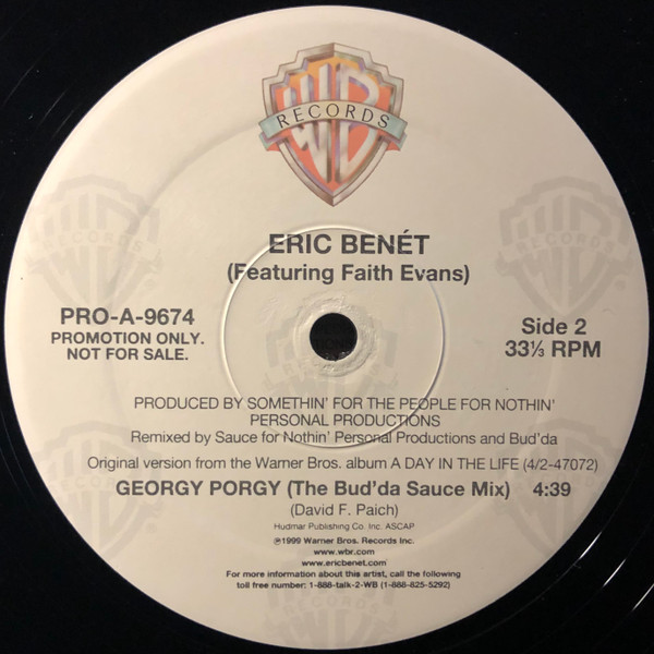 Eric Benét feat. Faith Evans - Georgy Porgy | Warner Bros. Records (PRO-A-9674) - 2 Eric Benét feat. Faith Evans - Georgy Porgy | Warner Bros. Records (PRO-A-9674) - 2