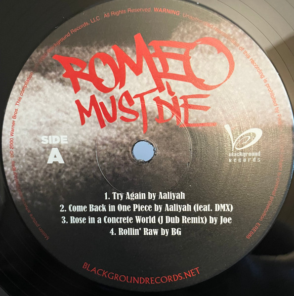 Various - Romeo Must Die (The Album) | Blackground Records (ERE688) - 3 Various - Romeo Must Die (The Album) | Blackground Records (ERE688) - 3
