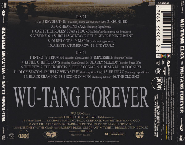 Wu-Tang Clan - Wu-Tang Forever | Loud Records (66905-2) - 2