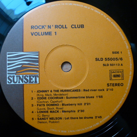 Various - Rock & Roll Club | Sunset Records (SLD 55005/6) - 4
