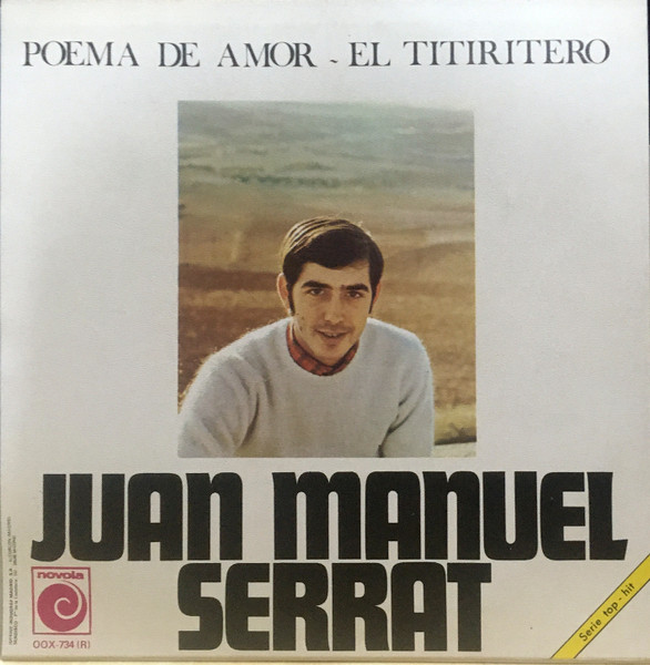 Joan Manuel Serrat - El Titiritero / Poema De Amor | Novola (OOX-734 (R)) - 2