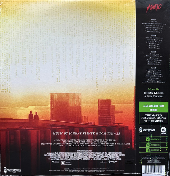 Johnny Klimek & Tom Tykwer - The Matrix Resurrections (Original Motion Picture Soundtrack) | WaterTower Music (MOND-258) - 2 Johnny Klimek & Tom Tykwer - The Matrix Resurrections (Original Motion Picture Soundtrack) | WaterTower Music (MOND-258) - 2