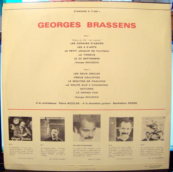 Georges Brassens - Brassens | Philips (B 77.894 L) - 2