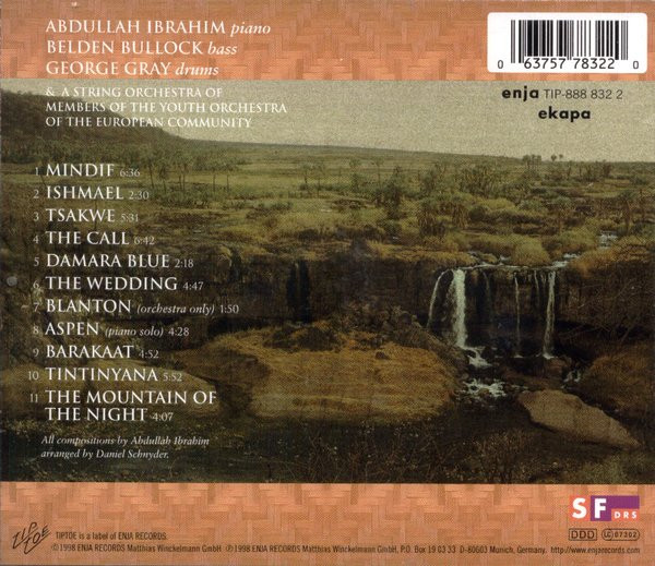 Abdullah Ibrahim - African Suite For Trio And String Orchestra | Tiptoe (TIP-888 832 2) - 2