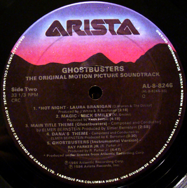 Various - Ghostbusters (Original Soundtrack Album) | Arista (AL8-8246) - 4