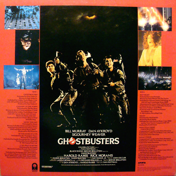 Various - Ghostbusters (Original Soundtrack Album) | Arista (AL8-8246) - 2