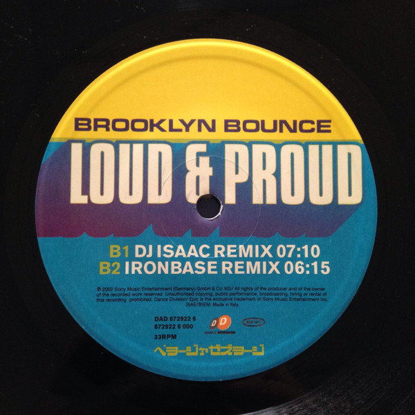 Brooklyn Bounce - Loud & Proud | Dance Division (DAD 672922 6) - 3