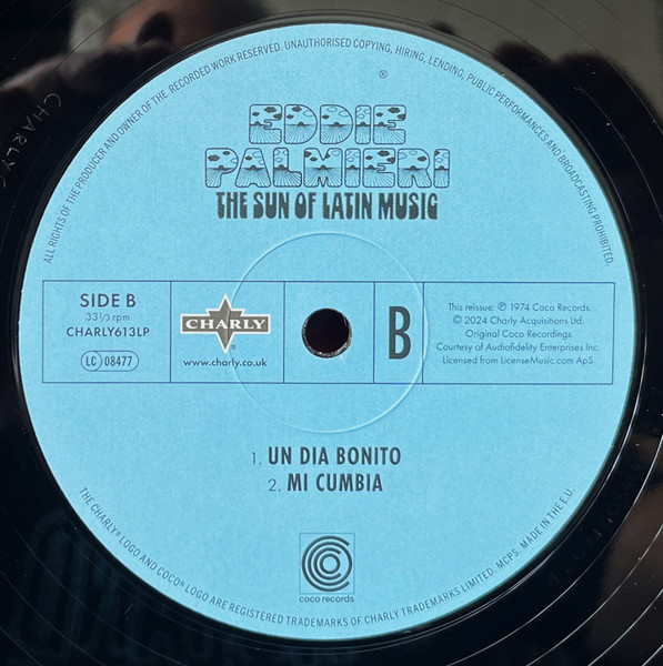 Eddie Palmieri - The Sun Of Latin Music | Charly Records (CHARLY613LP) - 4