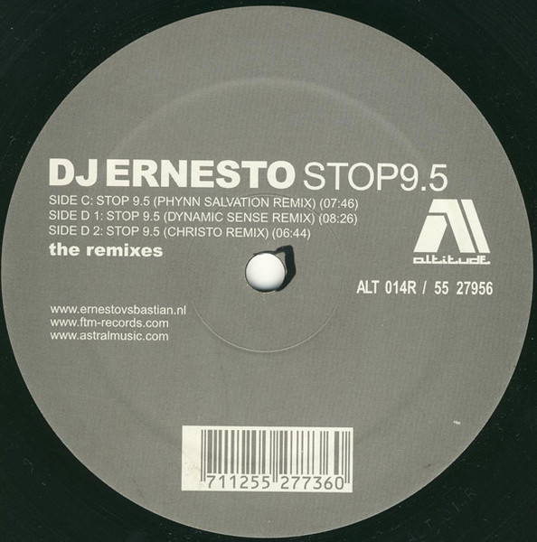 DJ Ernesto - Stop9.5 (The Remixes) | Altitude (ALT 014R) - 3