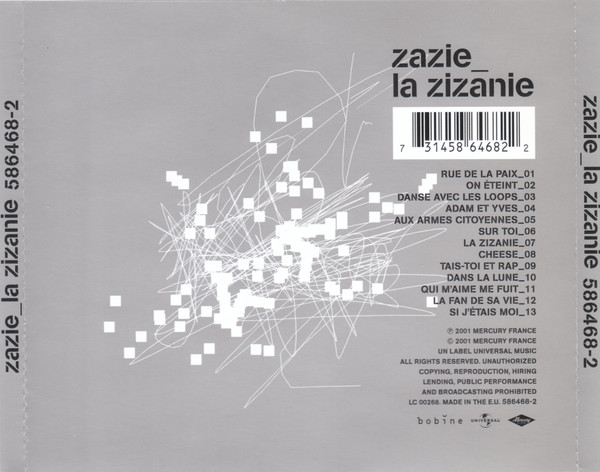 Zazie - La Zizanie | Mercury (586468-2) - 3