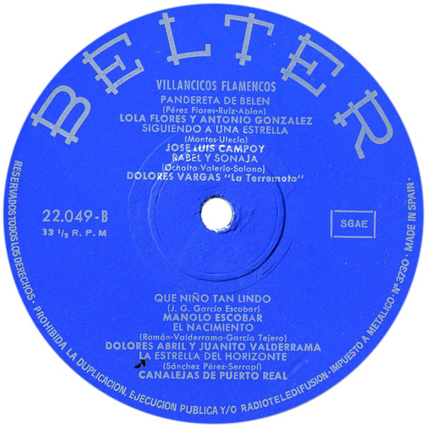 Various - Villancicos Flamencos | Belter (22.049) - 4