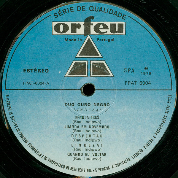 Duo Ouro Negro - Lindeza! | Orfeu (FPAT 6004)