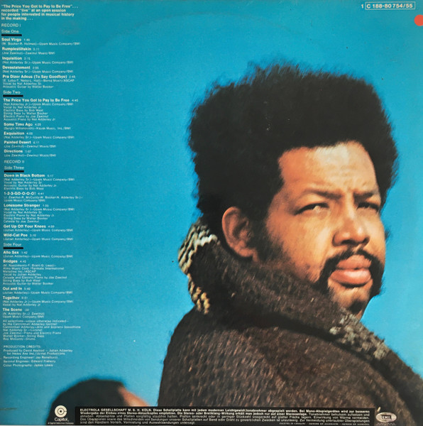 The Cannonball Adderley Quintet - The Price You Got To Pay To Be Free | Capitol Records (1C 188-80 754/55) - 4 The Cannonball Adderley Quintet - The Price You Got To Pay To Be Free | Capitol Records (1C 188-80 754/55) - 4