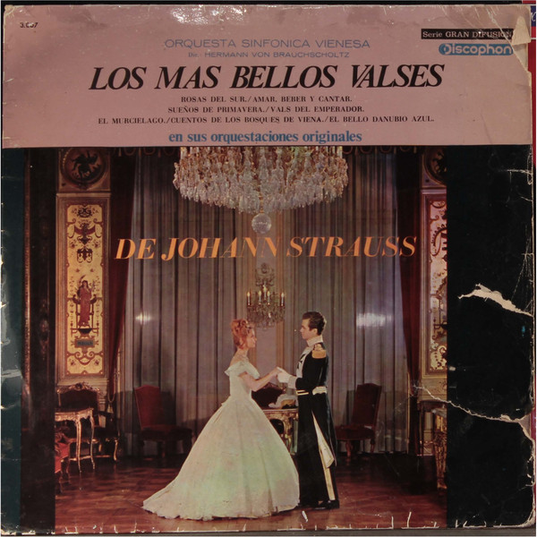 Hermann von Brauchscholtz , Wiener Symphoniker - Los Más Bellos Valses | Discophon (3007) - main