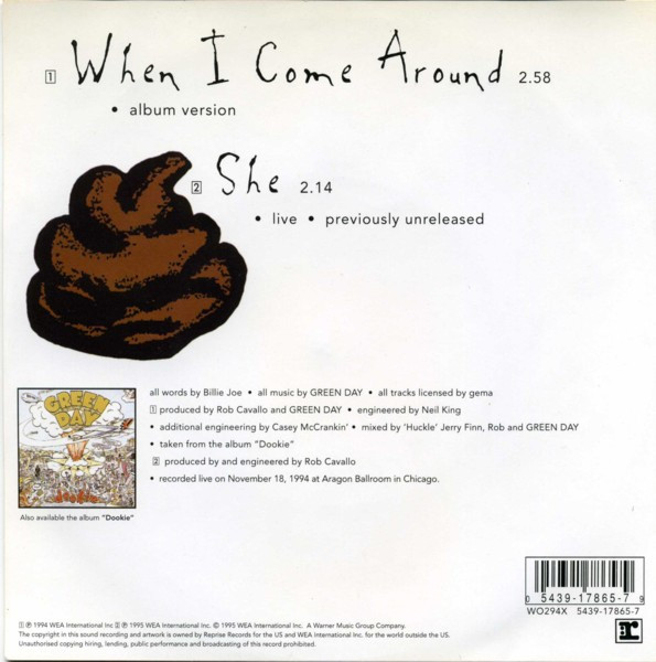 Green Day - When I Come Around | Reprise Records (WO294X) - 3 Green Day - When I Come Around | Reprise Records (WO294X) - 3