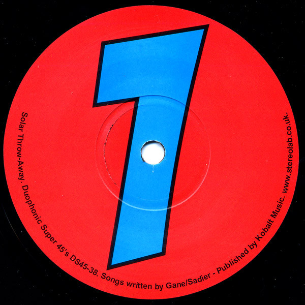 Stereolab - Solar Throw-Away / Jump Drive Shut-Out | Duophonic Super 45s (DS45-38) - 3 Stereolab - Solar Throw-Away / Jump Drive Shut-Out | Duophonic Super 45s (DS45-38) - 3