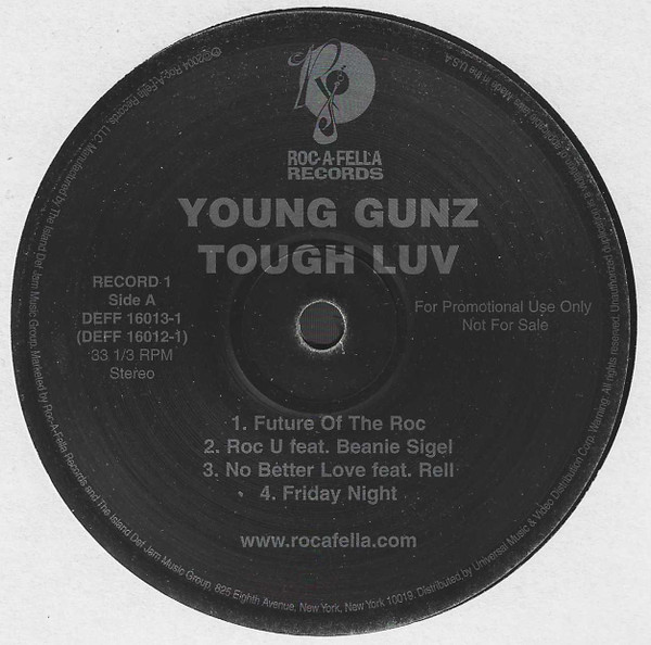 Young Gunz - Tough Luv | Roc-A-Fella Records (DEFF 16013-1) - main Young Gunz - Tough Luv | Roc-A-Fella Records (DEFF 16013-1) - main
