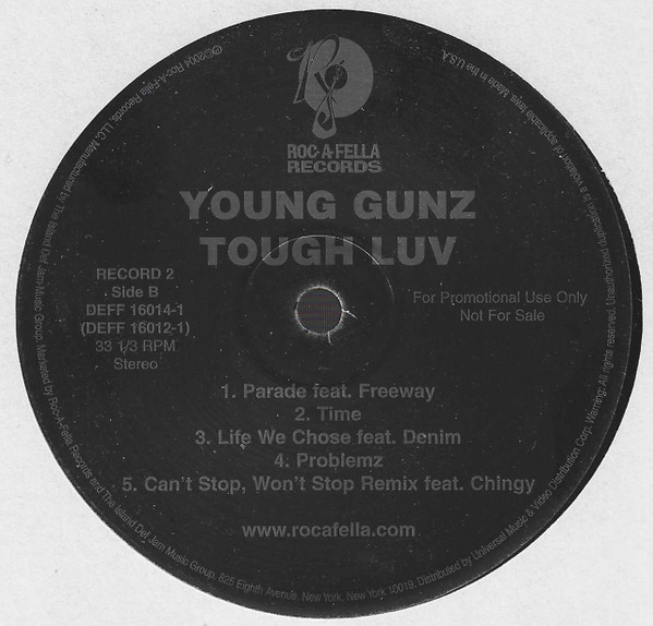 Young Gunz - Tough Luv | Roc-A-Fella Records (DEFF 16013-1) - 4 Young Gunz - Tough Luv | Roc-A-Fella Records (DEFF 16013-1) - 4