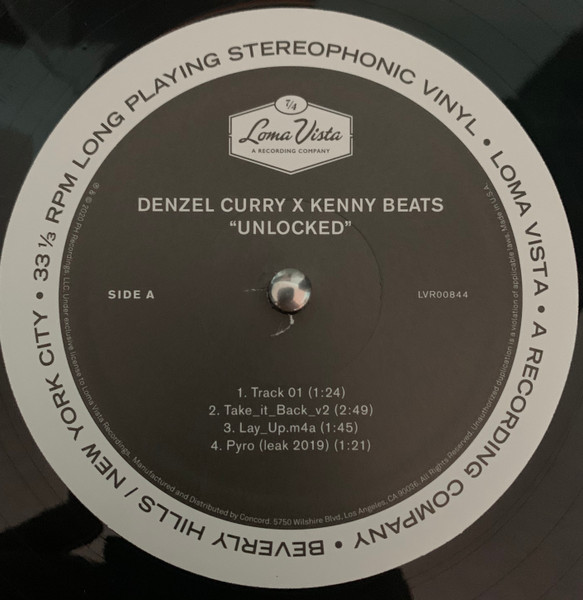 Denzel Curry X Kenny Beats - Unlocked | Loma Vista Recordings (LVR00844) - 3
