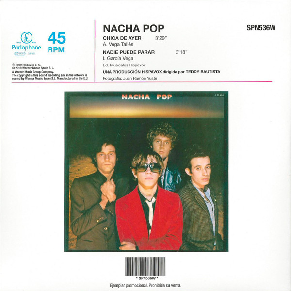 Nacha Pop - Chica De Ayer | Parlophone (SPN536W) - 2