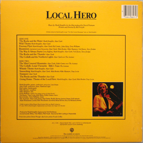 Mark Knopfler - Local Hero | Warner Bros. Records (9 23827-1) - 2 Mark Knopfler - Local Hero | Warner Bros. Records (9 23827-1) - 2