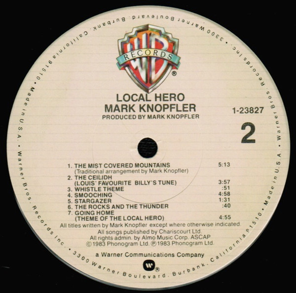 Mark Knopfler - Local Hero | Warner Bros. Records (9 23827-1) - 4 Mark Knopfler - Local Hero | Warner Bros. Records (9 23827-1) - 4