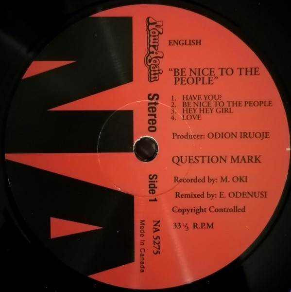 Question Mark - Be Nice To The People | Now-Again Records (NA 5275) - 3 Question Mark - Be Nice To The People | Now-Again Records (NA 5275) - 3