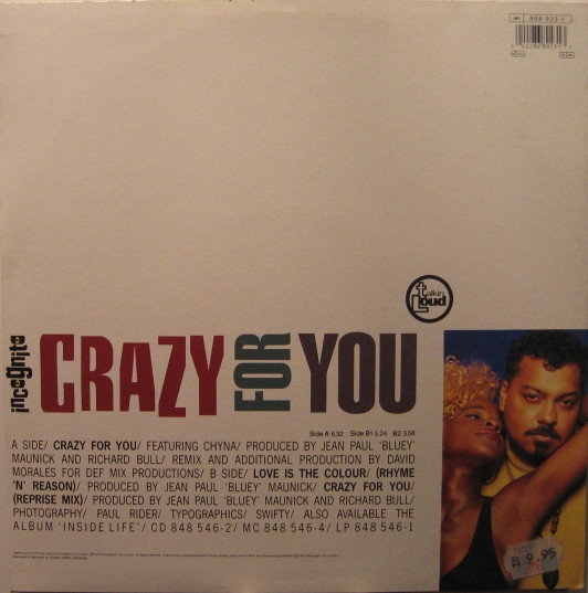 Incognito - Crazy For You | Polydor (868 923-1) - 2