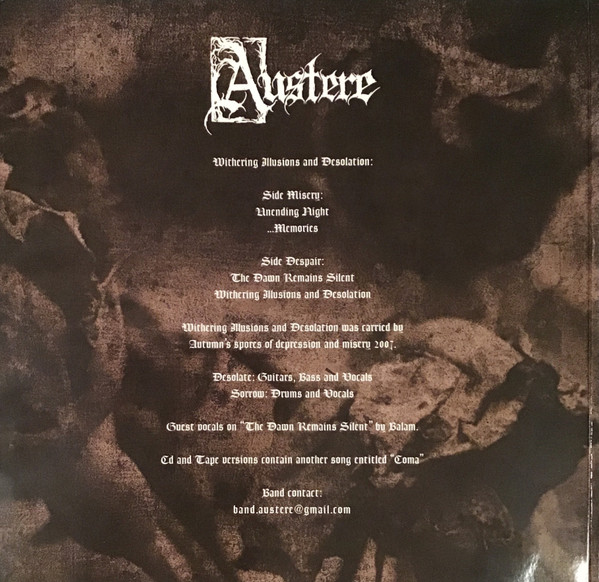 Withering Illusions And Desolation