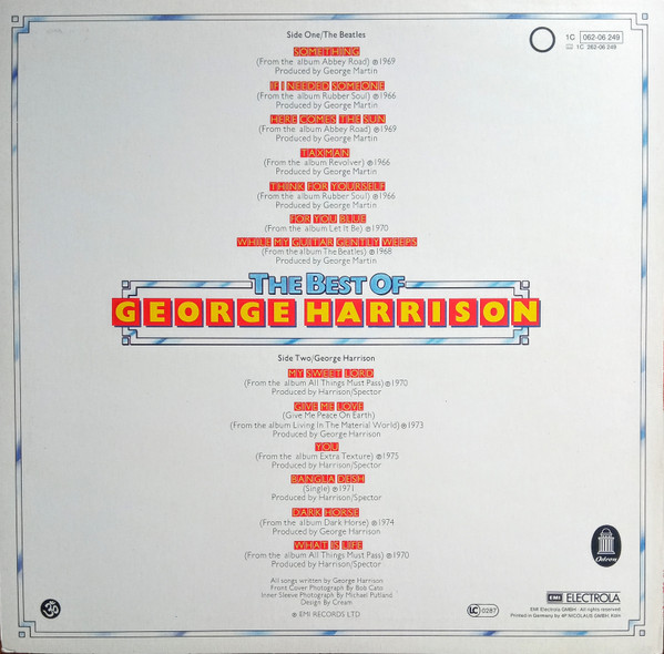 George Harrison - The Best Of George Harrison | Odeon (1 C 062-06 249) - 2 George Harrison - The Best Of George Harrison | Odeon (1 C 062-06 249) - 2