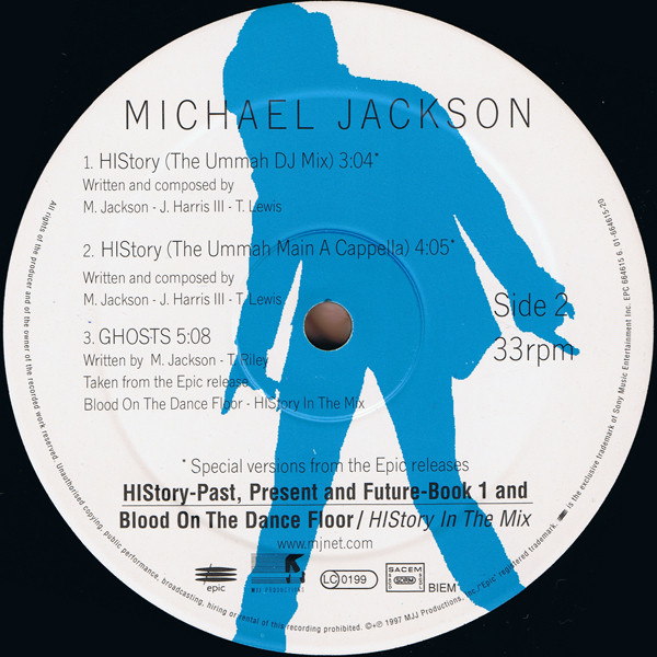 Michael Jackson - HIStory / Ghosts | Epic (664615 6) - 4 Michael Jackson - HIStory / Ghosts | Epic (664615 6) - 4