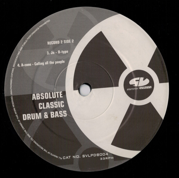 Various - Slammin' Vinyl Present Absolute Classic Drum & Bass | Slammin' Vinyl (SVLPDB004) - 3