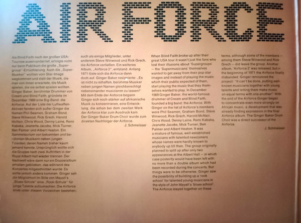 Ginger Baker's Air Force - Pop History Vol 18 | Polydor (2668 005) - 4