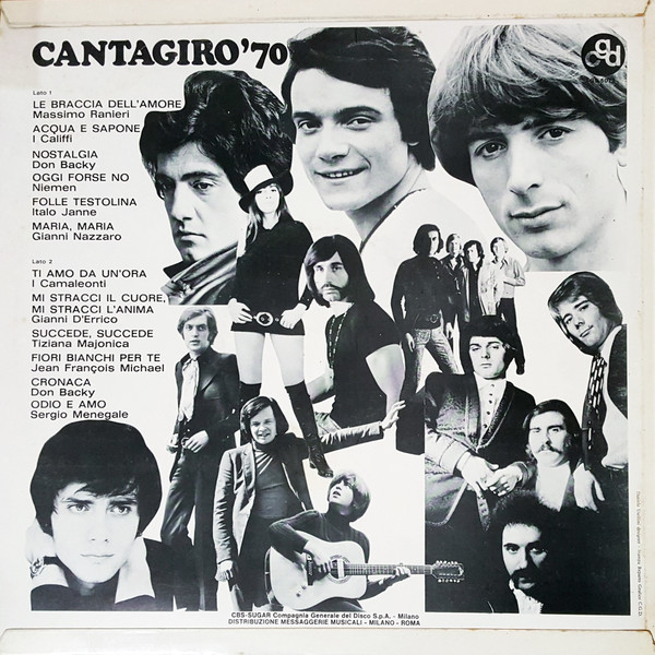 Various - Cantagiro '70 | CGD (FGS 5072) - 2