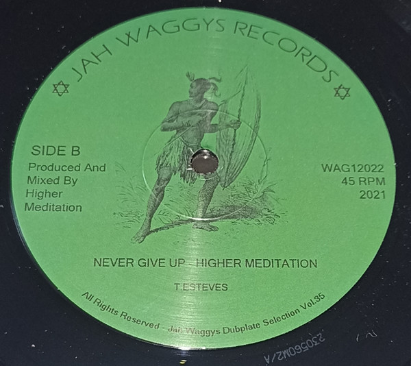 Jah Ragga / Higher Meditation - African Revival / Never Give Up | Jah Waggy's Records (WAG12022) - 2