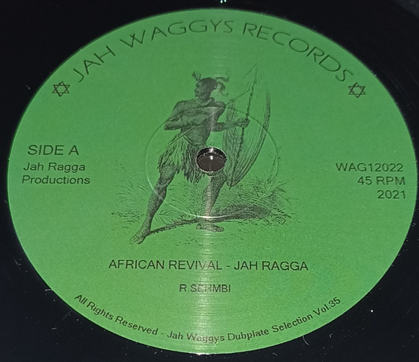 Jah Ragga / Higher Meditation - African Revival / Never Give Up | Jah Waggy's Records (WAG12022) Jah Ragga / Higher Meditation - African Revival / Never Give Up | Jah Waggy's Records (WAG12022)