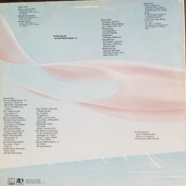 Grover Washington, Jr. - Skylarkin' | Motown (M7-933R1) - 2