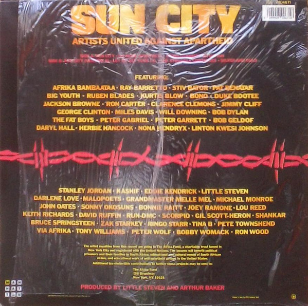 Artists United Against Apartheid - Sun City | Manhattan Records (64 2404671) - 2