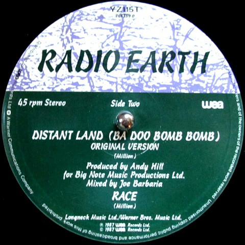 Radio Earth - Distant Land (Ba Doo Bomb Bomb) | WEA (YZ115T) - 4