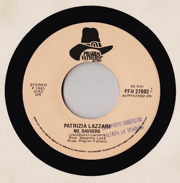 Patrizia Lazzari - Voglio Impazzire Di Luce | Pilgrim Fathers Records (PFH 27002) - 4 Patrizia Lazzari - Voglio Impazzire Di Luce | Pilgrim Fathers Records (PFH 27002) - 4