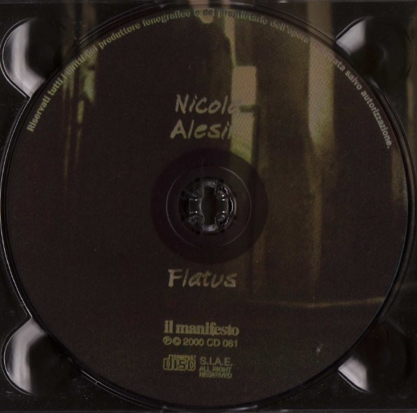 Nicola Alesini - Flatus | Il Manifesto (CD 061) - 3 Nicola Alesini - Flatus | Il Manifesto (CD 061) - 3