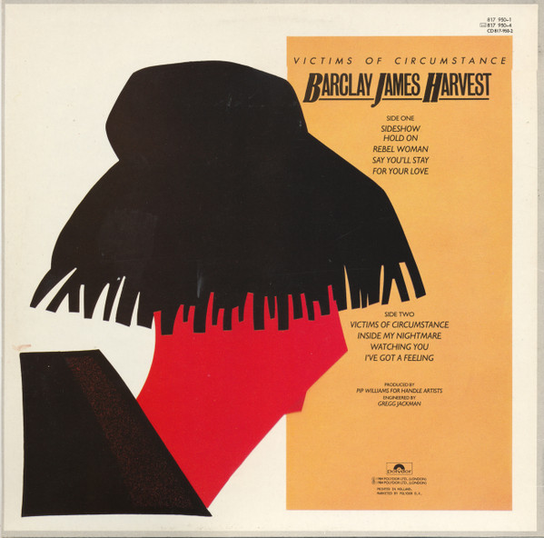 Barclay James Harvest - Victims Of Circumstance | Polydor (817 950-1) - 2 Barclay James Harvest - Victims Of Circumstance | Polydor (817 950-1) - 2